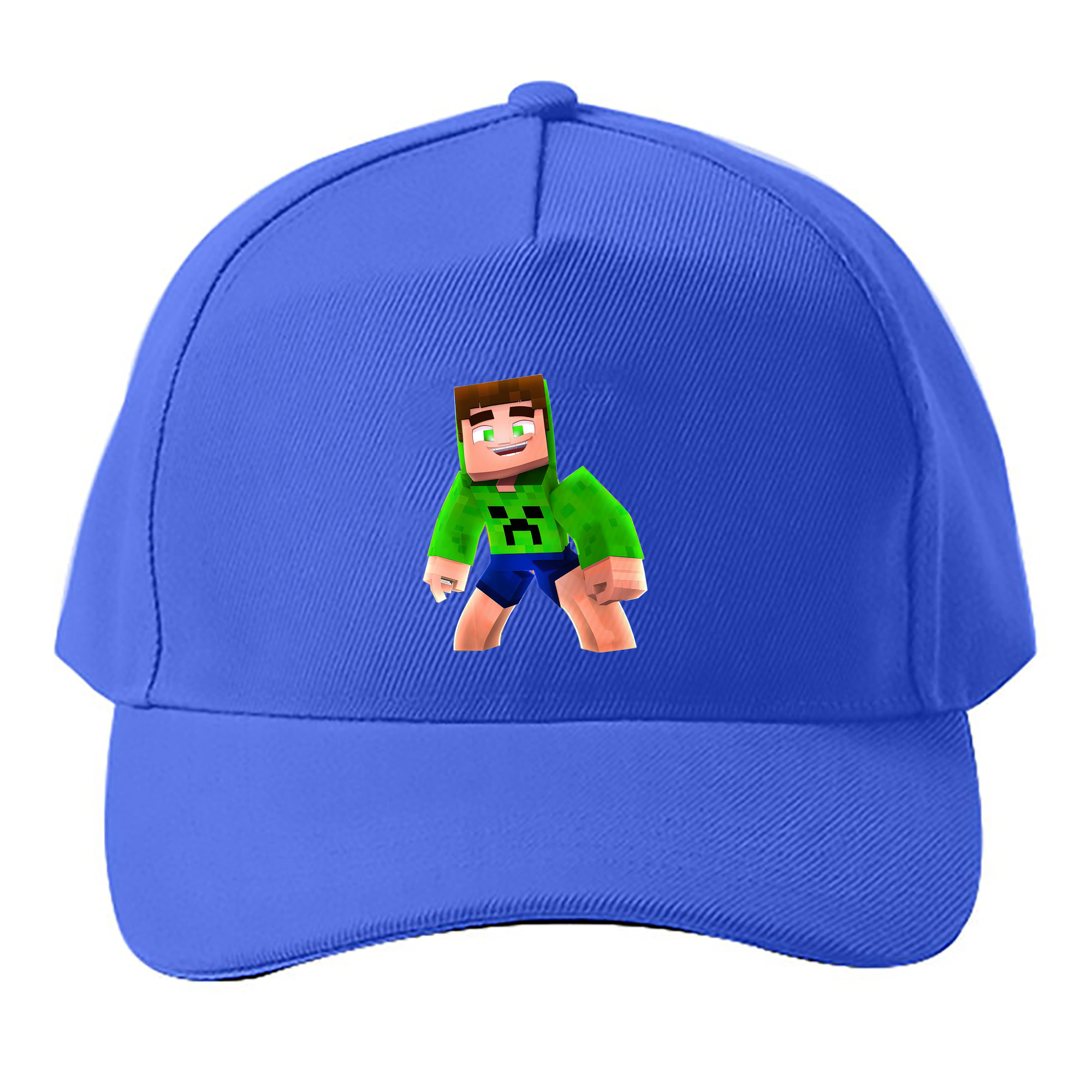 （画像用） マインクラフト ブロックの世界 Minecraft MC Block world ベースボールキャップ 綿100％ 男女兼用 帽子 スポーツ